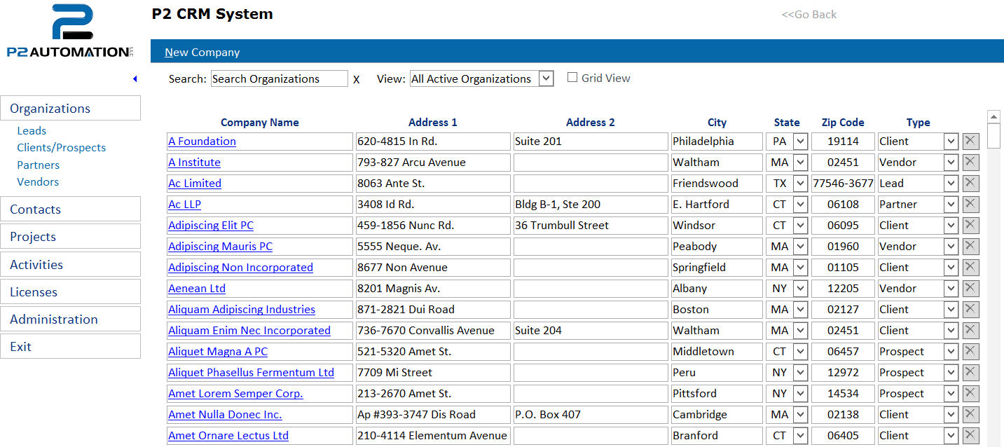 P2 OOTB