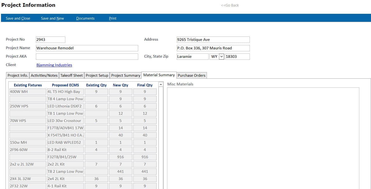 Project Information Project Summary