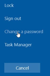 Change a Password