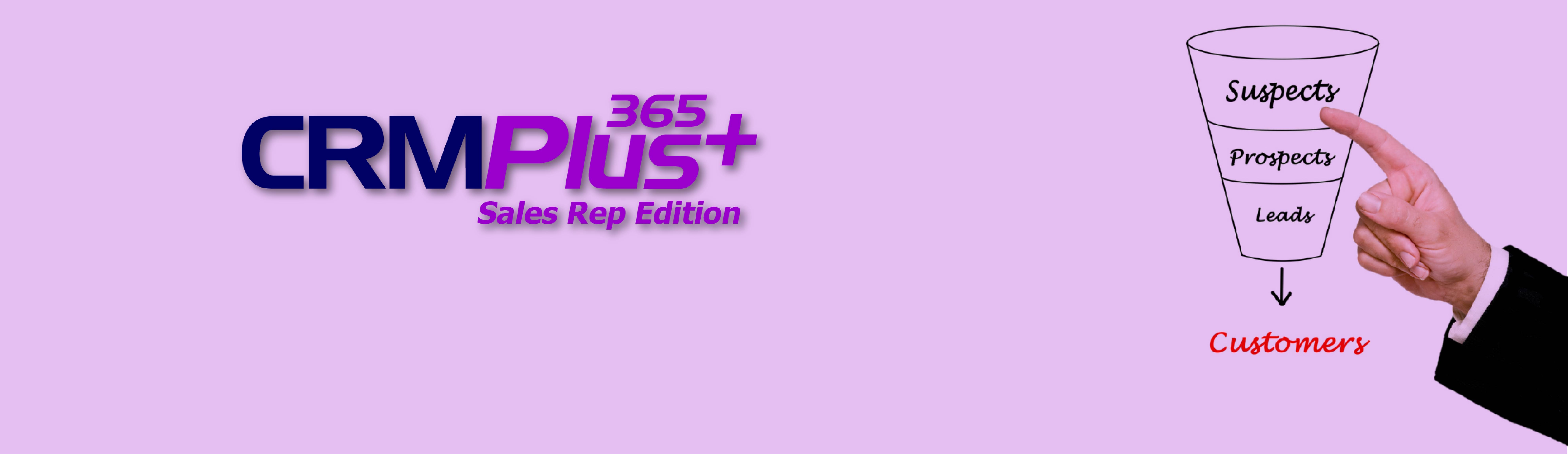 CRMPlus365 for Sales Reps Banner