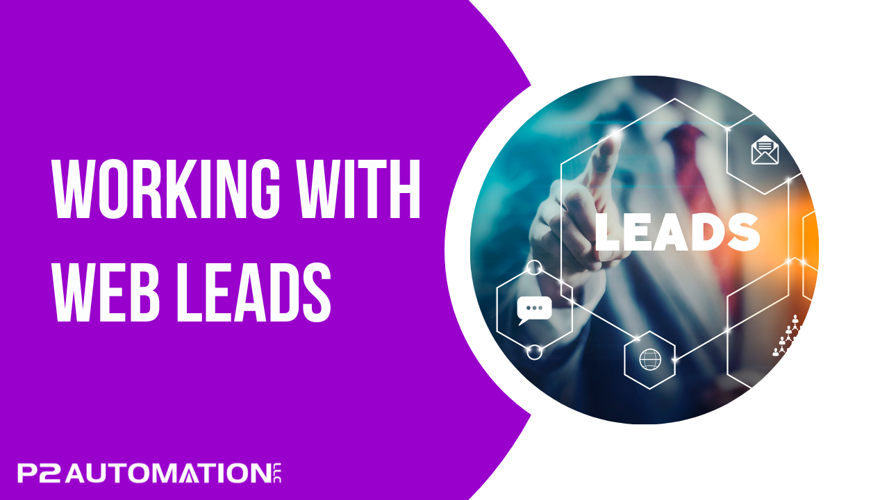 Working with Web Leads